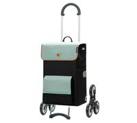 Andersen Einkaufstrolley - klappbar - 56 Liter - Treppensteiger - mit Kühlfach - belastbar 40 kg - Stahlgestell - Trolley - Rad Ø 15 cm - Scala Shopper Solva Mint