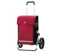 Andersen Einkaufstrolley - klappbar - 61 Liter - Aufhängung für Einkaufswagen - belastbar 50 kg - Aluminium - Trolley - 3-Speichen-Rad Ø 25 cm - Cargo Shopper XXL Martje rot