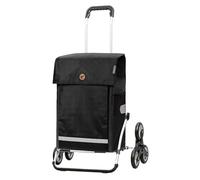 Andersen Einkaufstrolley - klappbar - 61 Liter - Treppensteiger - Aufhängung für Einkaufswagen - belastbar 50 kg - Aluminium - Trolley - Rad Ø 3 x 13 cm - Cargo Shopper XXL Martje schwarz