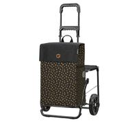 Andersen Shopper Einkaufstrolley Komfort Shopper® Fita – klappbar, mit Sitz, 47 L, schwarz