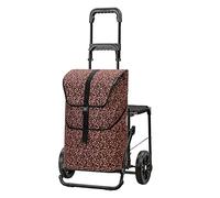 ANDERSEN Einkaufstrolley - Komfort Shopper Imea Rose 46 L robust,Shopping, klappbar, mit Sitz, multifunktional