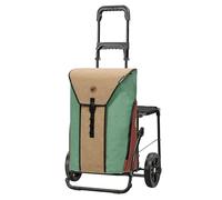 ANDERSEN Einkaufstrolley - Komfort Shopper Oli.P 2.0 beige 50 L Einkaufswagen, hochwertig, Shopping, Thermo, klappbar, mit Sitz, multifunktional