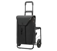 ANDERSEN Einkaufstrolley - Komfort Shopper Oli.P 3.0 schwarz 50 L Einkaufswagen, hochwertig, Rucksack, Thermo, klappbar, mit Sitz, multifunktional