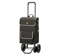 ANDERSEN Einkaufstrolley - Quattro Shopper Tamo anthrazit 51 L Reflektor,Thermo, höhenverstellbar, leise Räder, multifunktiona...
