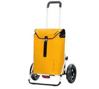 Andersen Shopper Einkaufstrolley Royal Shopper Plus Ortlieb, 49 L, luftbereift, wasserdicht – Gelb