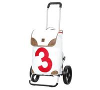 ANDERSEN Einkaufstrolley - Royal Shopper 360° Lee 3 40 L Segelstoff, upcycling, Aluminium, klappbar, leise Räder