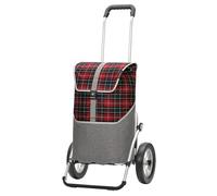 ANDERSEN Einkaufstrolley - Royal Shopper Gese rot 46 L geräumig, hochwertig, Reflektor, Aluminium, klappbar, leichtgängig