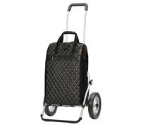 ANDERSEN Einkaufstrolley - Royal Shopper Inra schwarz 44 L funktional, geräumig, Handwagen, Leder, Aluminium, klappbar, leichtgängig