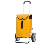 ANDERSEN Einkaufstrolley - Royal Shopper Ortlieb gelb 49 L Handwagen, wasserdicht, wetterfest, Aluminium, klappbar, Kugellagerad