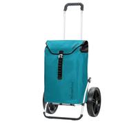 ANDERSEN Einkaufstrolley - Royal Shopper Ortlieb petrol 49 L Handwagen, wasserdicht, wetterfest, Aluminium, klappbar, Kugellagerad