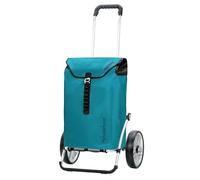 ANDERSEN Einkaufstrolley - Royal Shopper Ortlieb Petrol 49 L Handwagen, wasserdicht, wetterfest, Aluminium, klappbar, Kugellagerad
