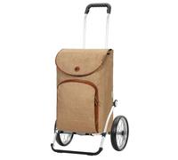 Andersen Shopper Einkaufstrolley Royal Shopper Reik 59 cm 50 L Leder Aluminium Beige