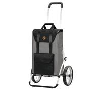 ANDERSEN Einkaufstrolley - Royal Shopper Senta 2.0 grau 49 L Einkaufswagen, stilvoll, wasserabweisend, Aluminium, klappbar, leichtgängig