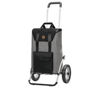 ANDERSEN Einkaufstrolley - Royal Shopper Senta 2.0 grau 49 L Einkaufswagen, stilvoll, wasserabweisend, Aluminium, klappbar, leichtgängig