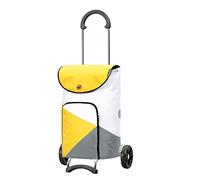 ANDERSEN Einkaufstrolley - Scala Shopper Ester gelb 47 L Einkaufsroller,hochwertig,wasserabweisend, klappbar, leichtgängig, leise Räder