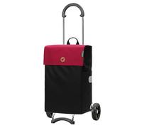 ANDERSEN Einkaufstrolley - Scala Shopper Hera rot 47 L Einkaufsroller, modern, Reflektor, klappbar, leichtgängig, leise Räder