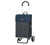 ANDERSEN Einkaufstrolley - Scala Shopper Plus Fita blau 47 L Einkaufsroller, langlebig, stylisch, Aluminium, klappbar, leicht, Räder abnehmbar
