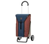 ANDERSEN Einkaufstrolley - Scala Shopper Plus Oli.P 2.0 blau 50 L Einkaufswagen, hochwertig, Shopping, Thermo, Aluminium, klappbar, leicht, Räder abnehmbar