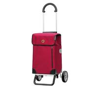 ANDERSEN Einkaufstrolley - Scala Shopper Plus Weda rot 36 L Handwagen,langlebig,Tasche abnehmbar, Aluminium, klappbar, leicht, Räder abnehmbar