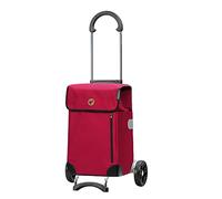 ANDERSEN Einkaufstrolley - Scala Shopper Weda rot 36 L Handwagen,langlebig,Tasche abnehmbar, klappbar, leichtgängig, leise Räder
