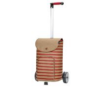 ANDERSEN Einkaufstrolley - Shopper Eske rot 47 L Handwagen, modern, nachhaltig, Shopping, Aluminium, Griff ergonomisch, höhenverstellbar, Kugellagerrad