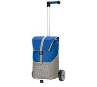 ANDERSEN Einkaufstrolley - Shopper Filip blau 46 L Handwagen,Rucksack,Thermo, Aluminium, Griff ergonomisch, höhenverstellba...
