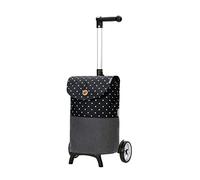 ANDERSEN Einkaufstrolley - Shopper Fun Duko schwarz 36 L modern,wasserabweisend, Aluminium, Griff ergonomisch, leicht