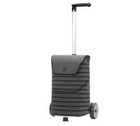 ANDERSEN Einkaufstrolley - Shopper Jelke anthrazit | mit ergonischem 3-Wege-Griff, höhenverstellbar, aus Alu, bis 40 kg - Tasche mit Kordelzug, Fronttasche, Reflektoren, 46 L