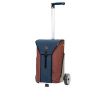 ANDERSEN Einkaufstrolley - Shopper Oli.P 2.0 blau 50 L Einkaufswagen, hochwertig, Shopping, Thermo, Aluminium, Griff ergonomisch, höhenverstellbar, Kugellagerrad