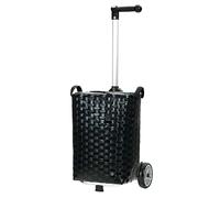 ANDERSEN Einkaufstrolley - Shopper Silja Black 53 L handgemacht, Handwagen, recycelt, Aluminium, Griff ergonomisch, höhenverstellbar, Kugellagerrad