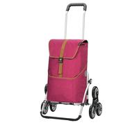 ANDERSEN Einkaufstrolley - Treppenst. Royal Sh. Auke Rubin 46 L einkaufen, Einkaufsroller, Rucksack, Tasche abnehmbar, Aluminium, klappbar, Räder abnehmbar, Treppensteiger