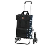 ANDERSEN Einkaufstrolley - Treppenst. Royal Sh. Jella blau 51 L Einkaufsroller, hohe Qualität, stylisch, Aluminium, klappbar, Räder abnehmbar, Treppensteiger