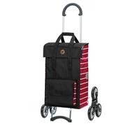 ANDERSEN Einkaufstrolley - Treppenst. Scala Sh. Jella rot 51 L Einkaufsroller, hohe Qualität, stylisch, leichtgängig, Räder abnehmbar, Treppensteiger