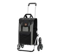 ANDERSEN Einkaufstrolley - Treppensteiger Royal Shopper Senta grau 49 L einkaufen,wasserdicht, Aluminium, klappbar, Räder abnehmbar, ...