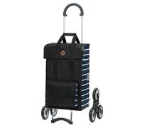ANDERSEN Einkaufstrolley - Treppenst. Scala Sh. Jella blau 51 L Einkaufsroller, hohe Qualität, stylisch, leichtgängig, Räder abnehmbar, Treppensteiger
