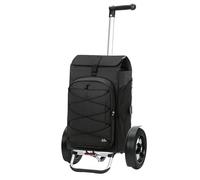 ANDERSEN Einkaufstrolley - Tura Shopper Fado 3.0 schwarz 74 L Einkaufswagen, Freizeit, groß, Thermo, Aluminium, Griff ergonomisch, klappbar, luftbereiftes Kugellagerad