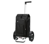 ANDERSEN Einkaufstrolley - Tura Shopper Hydro 3.0 schwarz | Fahrradanhänger, Luftbereifung, ergonomischer Griff, bis 50 kg - Tasche mit Rucksackfunktion, Thermofach, viel Stauraum, 62 L