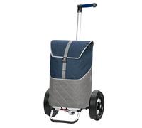 Andersen Shopper - Einkaufstrolley Tura Shopper Lasse - 59 L, Aluminium, klappbar, ergonomisch, blau