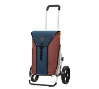 ANDERSEN Einkaufstrolley - Royal Shopper Oli.P 2.0 blau 50 L Einkaufswagen, hochwertig, Shopping, Thermo, Aluminium, klappbar, leise Räder