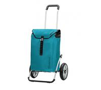 Andersen Shopper Royal mit Kugellager Alu klappbar mit Kugellagerrad Ø 25 cm und 49 Liter Tasche Ortlieb petrol
