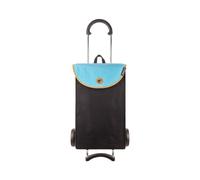 Andersen - Andersen Lova Scala Shopper Tragkraft bis 40kg, 44 Liter Inhalt schwarz/hellblau Schwarz