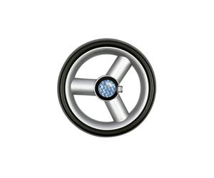 Andersen Shopper Ø17cm, Ø8mm 3-Speichen Flüsterrad schwarz