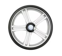 Andersen Shopper Ø25cm, Ø10mm kugelgelagertes Flüsterrad silber