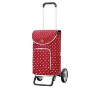 Andersen Shopper Alu Star höhenverstellbar mit Rad Ø 20cm und 41 Liter Tasche Ole rot