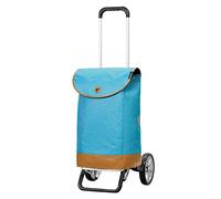 Andersen Shopper Alu Star höhenverstellbar mit Rad Ø 20cm und 47 Liter Tasche Emil blau