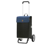 ANDERSEN Einkaufstrolley - Alu Star Shopper Hera blau 47 L Einkaufsroller, modern, Reflektor, Aluminium, höhenverstellbar, Räder abnehmbar