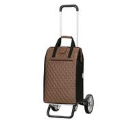 ANDERSEN Einkaufstrolley - Alu Star Shopper Inra braun 44 L funktional, geräumig, Handwagen, Leder, Aluminium, höhenverstellbar, Räder abnehmbar