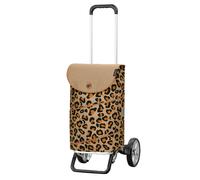 ANDERSEN Einkaufstrolley - Alu Star Shopper Tyra Leo 46 L Einkaufsroller, hohe Qualität, modisch, Aluminium, höhenverstellbar, Räder abnehmbar
