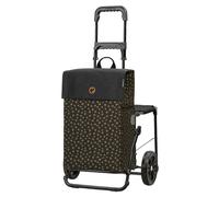 Andersen Shopper Einkaufstrolley Komfort Shopper® Fita – klappbar, mit Sitz, 47 L, schwarz