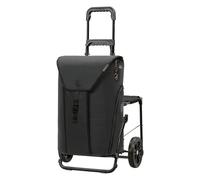 ANDERSEN Einkaufstrolley - Komfort Shopper Oli.P 3.0 schwarz 50 L Einkaufswagen, hochwertig, Rucksack, Thermo, klappbar, mit Sitz, multifunktional